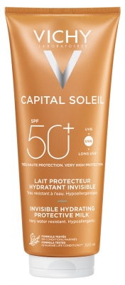Vichy Capital Soleil Lait Protecteur Hydratant et Invisible SPF 50+ 300 ML