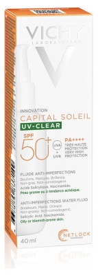 Vichy Capital Soleil UV-Clear Fluide Anti Imperfections SPF 50+ 40 ML