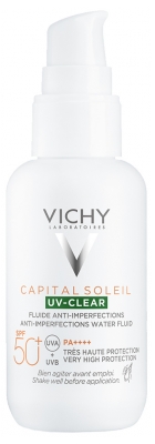 Vichy Capital Soleil UV-Clear Fluide Anti Imperfections SPF 50+ 40 ML