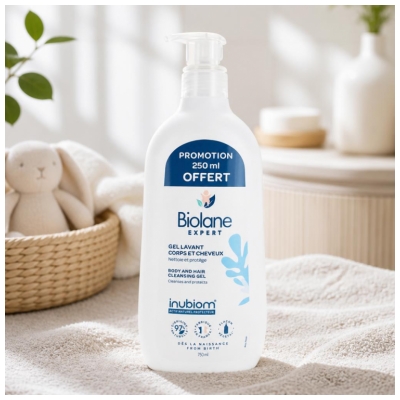 Biolane Gel Lavant Surgras 500 ml + 250 ml Offert