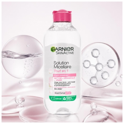 Garnier Skinactive Micellaire Tout en 1 Peaux Sensibles 400 ml