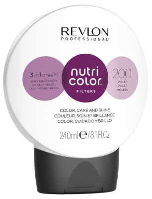 Revlon Professional Nutri Color Filters Crème Soin 3en1 Repigmentant Nutritif 240 ml - Coloration : 200 Violet