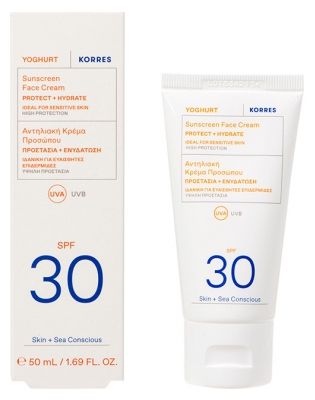 Korres Yoghurt Crème Solaire Visage SPF30 50ml