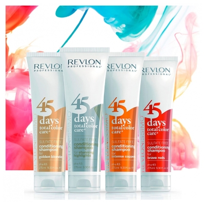 Revlon Professional 45 Days Revlonissimo Conditionneur Shampoing Cheveux Cuivrés 275 ml