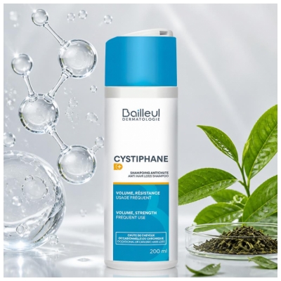Bailleul Cystiphane Shampoing AntiChute Volume Résistance 200 ml