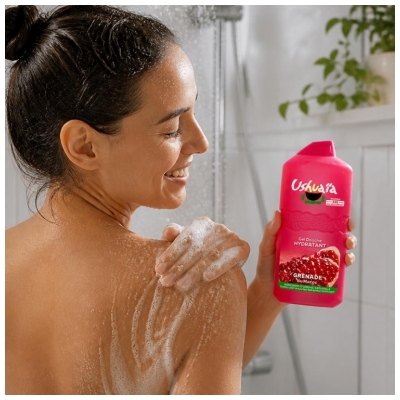 Ushuaïa Gel Douche Hydratant Grenade Maroc 490 ML