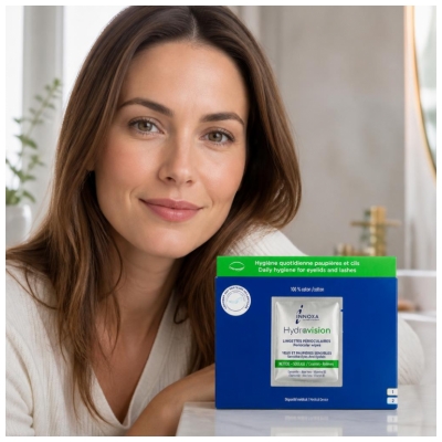 Laboratoire Innoxa Hydravision Lingettes Périoculaires Nettoie et Soulage 20 Unités