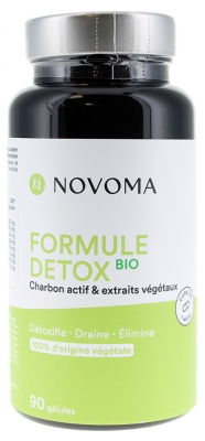 Novoma Formule Détox Détoxifie Draine & Élimine Bio 90 Gélules