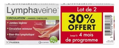 3C Pharma Lymphaveine Lot de 2 x 60 Unités