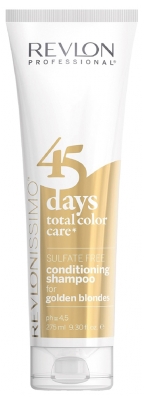 Revlon Professional 45 Days Revlonissimo Conditionneur Shampoing Cheveux Blonds Dorés 275 ml