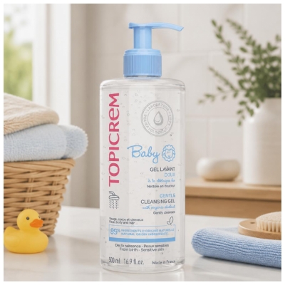 Topicrem Baby Gel Lavant Doux à la Châtaigne Bio 500 ml