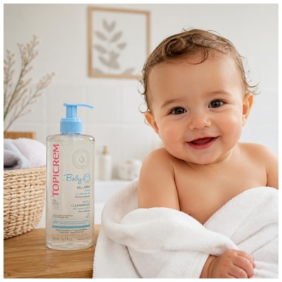 Topicrem Baby Gel Lavant Doux à la Châtaigne Bio 500 ml