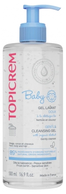 Topicrem Baby Gel Lavant Doux à la Châtaigne Bio 500 ml