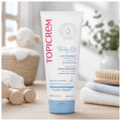 Topicrem Baby Lait Hydratant Protecteur à la Châtaigne Bio 200 ml