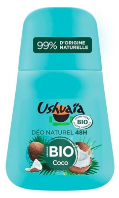 Ushuaïa Déo Naturel 48H Coco Biologique 50 ML