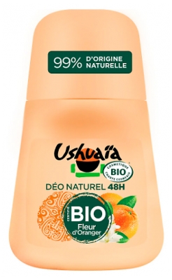 Ushuaïa Déo Naturel 48H Fleur d'Oranger Biologique 50 ML