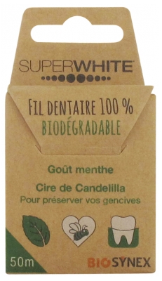 Superwhite Sw Fil Dentaire Biodégradable 50 m