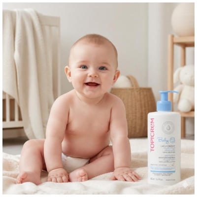 Topicrem Baby Lait Hydratant Protecteur à la Châtaigne Bio 500 ml