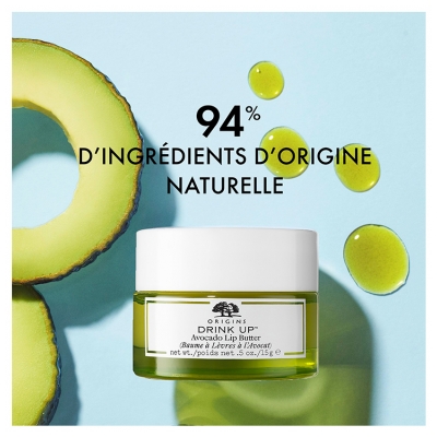 Origins Drink Up Baume à Lèvres Avocat 15 Grammes