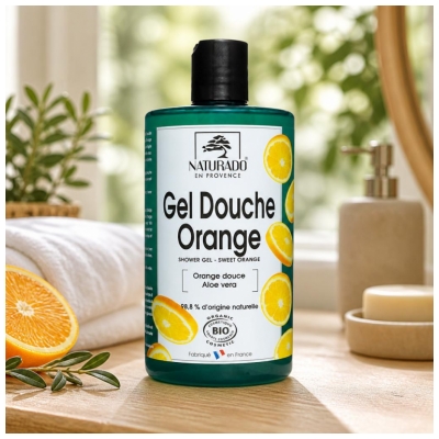 Naturado en Provence Gel Douche Orange Biologique 750 ML
