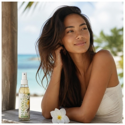 Naturado en Provence Monoï de Tahiti avec Fleur de Tiaré Parfum Vanille 150 ml