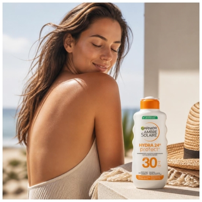 Garnier Ambre Solaire Hydra 24H Protect Lait Corps SPF30 175 ML