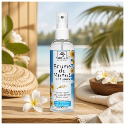 Naturado en Provence Brume de Monoï Parfumée Rafraîchissant Corps 200 ml