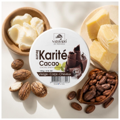 Naturado en Provence Beurre Cacao Karité Bio 135 g