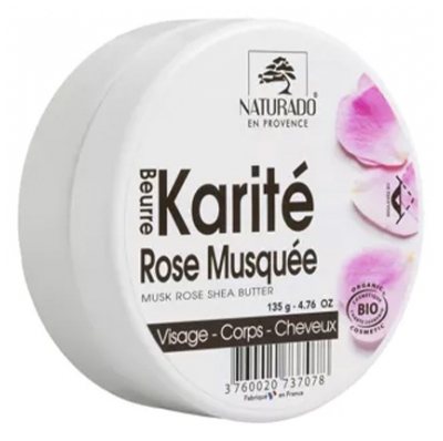 Naturado en Provence Beurre Rose Musquée Karité Bio 135 g