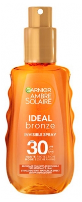 Garnier Ambre Solaire Ideal Bronze Spray Invisible Corps SPF30 150 ML