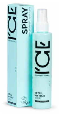 ICE Professionnal Refill My Hair Spray Cheveux Secs 100 ml