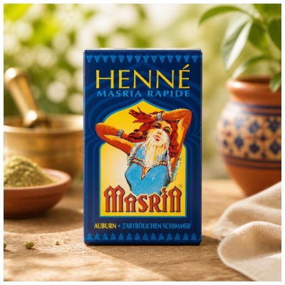 Hennedrog Henné Auburn Masria Rapide Coloration Base Végétale 90 g