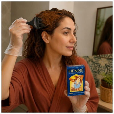 Hennedrog Henné Auburn Masria Rapide Coloration Base Végétale 90 g
