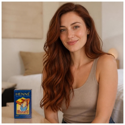 Hennedrog Henné Auburn Masria Rapide Coloration Base Végétale 90 g