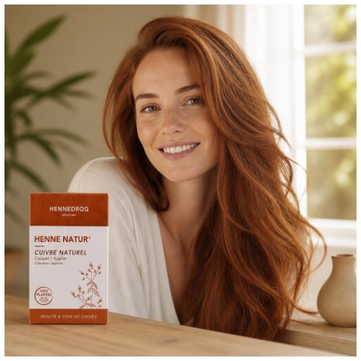 Hennedrog Henné Nature Cuivre Naturel Coloration Végétale 90 g