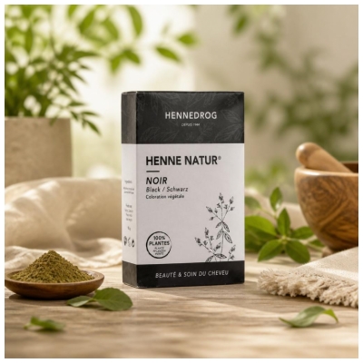 Hennedrog Henné Nature Noire 90 Grammes