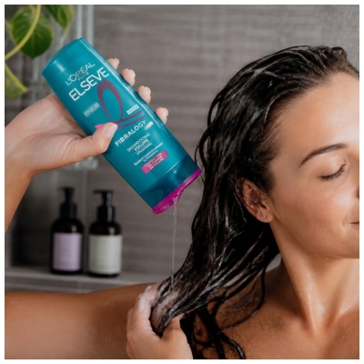 L'Oréal Paris Elseve Fibralogy Shampoing Volume Cheveux Fins en Manque de Volume 300 ml