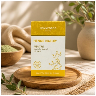 Hennedrog Henné Nature Neutre Soin Capillaire 90 g