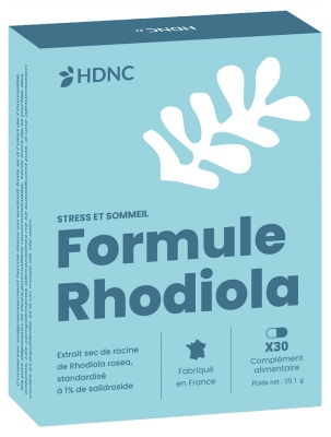 H.D.N.C Formule Rhodiola 30 Unités