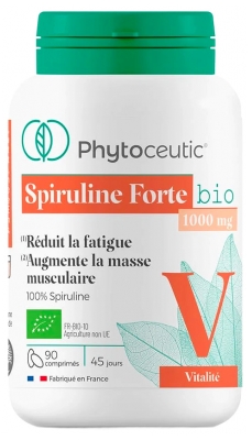 Phytoceutic Spiruline Forte 1000 mg Bio 90 Unités