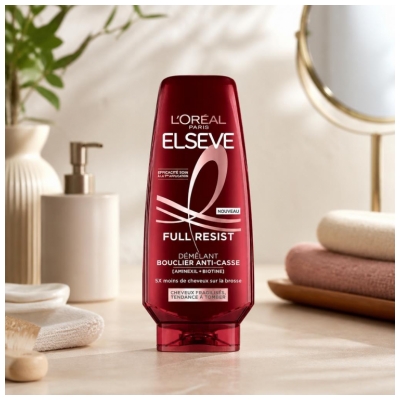L'Oréal Paris Elseve Full Resist Après-Shampooing Bouclier Anti-Casse Démêlant 200 ml