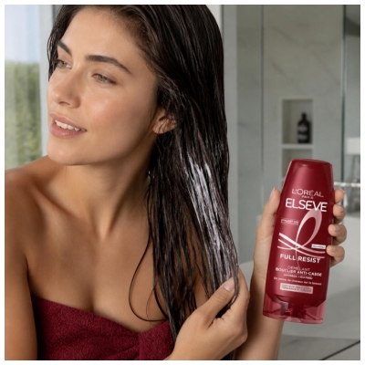 L'Oréal Paris Elseve Full Resist Après-Shampooing Bouclier Anti-Casse Démêlant 200 ml