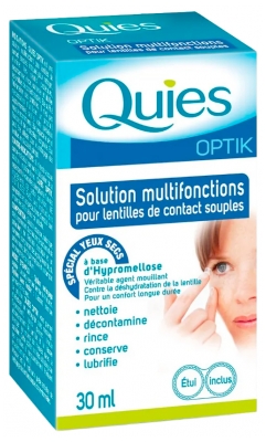 Quies Solution Multifonctions Pour Lentilles Flacon 30 ml