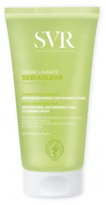 SVR Sebiaclear Crème Lavante Hydratante Apaisante 55 ml