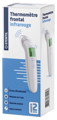 Stentil Thermomètre Frontal Infrarouge - Piles Incluses