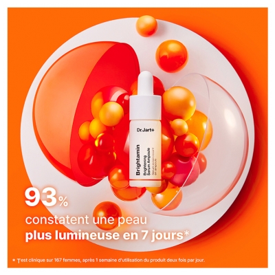 Dr. Jart+ Brightamin Sérum Éclaircissant en Ampoule Vitamine B3 et C 8 g