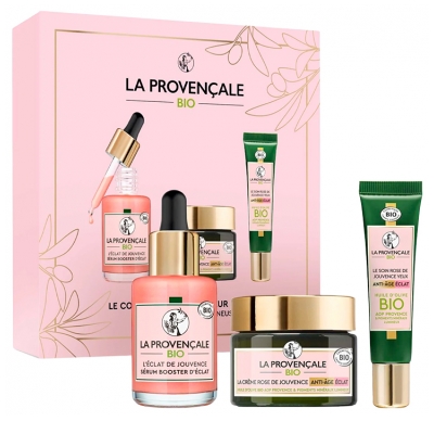 La Provençale Bio Coffret Rose Activateur d'Éclat 3 Produits