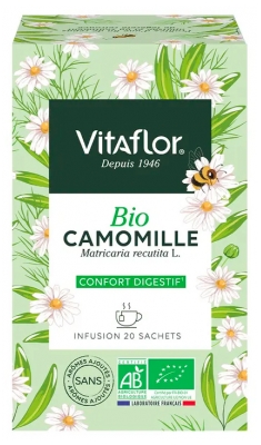 Vitaflor Tisane Sachet - Camomille Bio - 20 Sachets