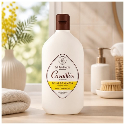 Cavaillès Gel Bain Douche Peaux Sensibles Éclat Mimosa 400 ML