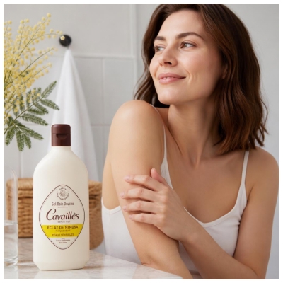 Cavaillès Gel Bain Douche Peaux Sensibles Éclat Mimosa 400 ML